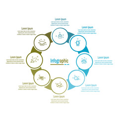 infographic element template vector