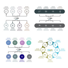 infographic element template vector