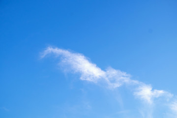 Blue sky background with white clouds