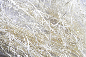 The detail texture of white shredding paper