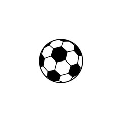 Simple style football, soccer ball