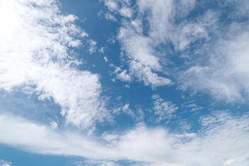 blue sky with cloud