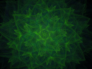 surreal Futuristic digital 3d design art abstract background fractal illustration for meditation and decoration wallpaper