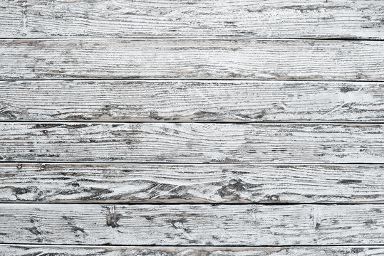 Old white wooden background. Free space for text.