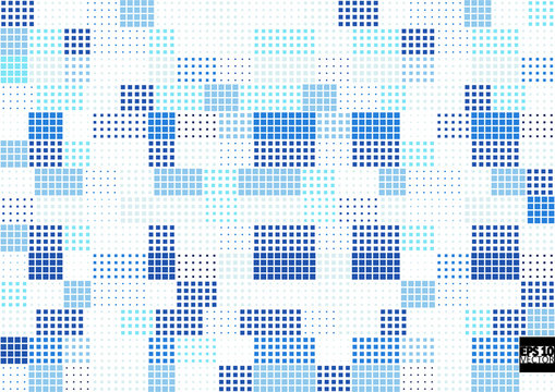 Abstract square pixel mosaic background. Eps10 Vector illustration