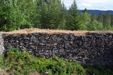 Abandoned mining village. Kongsberg,Norway
