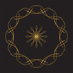 Islamic Art Gold Color for Old Style