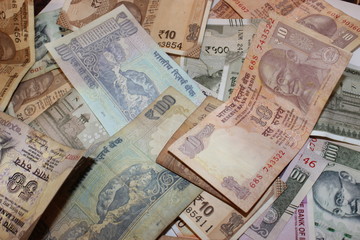 Fototapeta na wymiar indian currency
