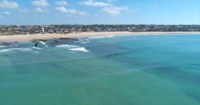 Jefferys Bay Coastline in South Africa