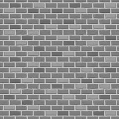 Seamless pattern raw brick wall background vector illustration