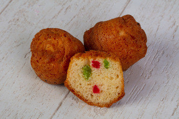 Sweet baked muffins