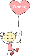Mädchen mit Ballon 