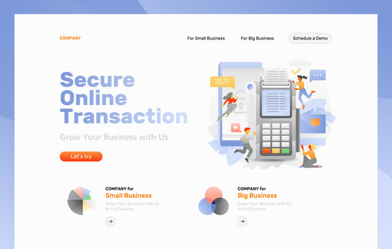 Online Transaction Web Page