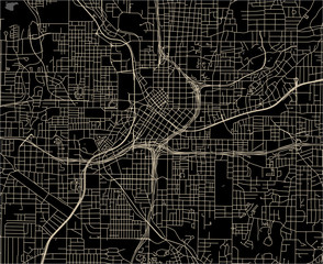map of the city of Atlanta, USA