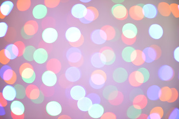 Blurred view of beautiful lights