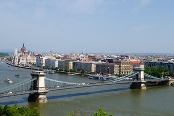 Fototapeta na wymiar Panorama of Budapest
