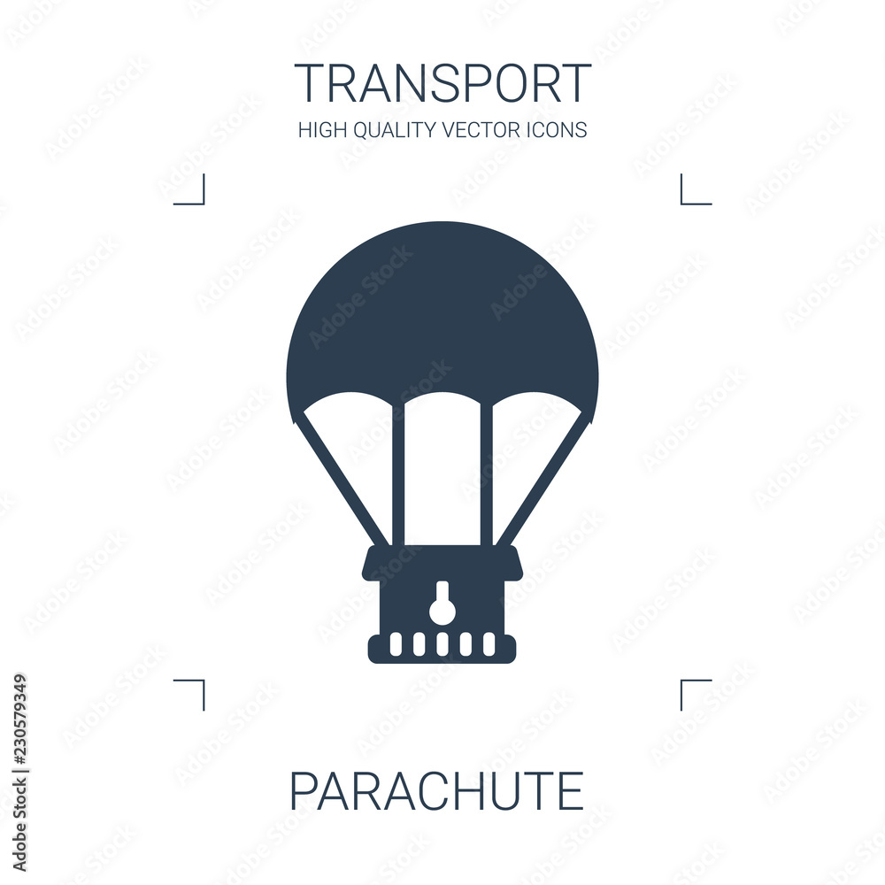 Wall mural parachute icon