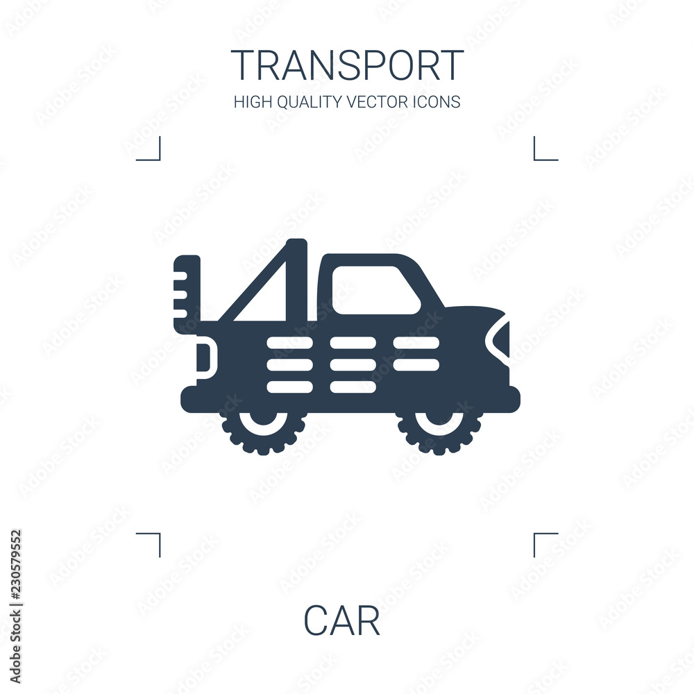 Wall mural car icon