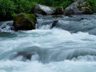御岳渓谷の清流