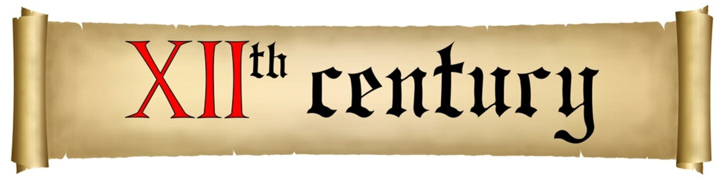 Parchment. 12th century