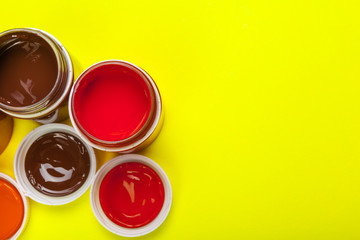 plastic Paint bottles for art