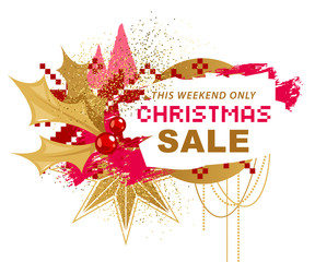 Christmas sale banner