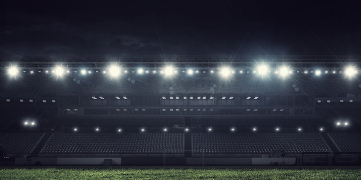 Sport stadium in lights