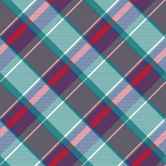 Abstract check plaid asymmetric seamless pattern