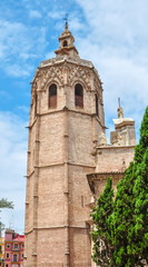 Fototapeta na wymiar Torre del Miguelete tower, Valencia, Spain