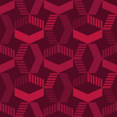 Seamless abstract geometric pattern. Strips. Vector pattern. Mosaic texture. Scribble texture. Can be used for wallpaper, textile, invitation card, wrapping, web page background.