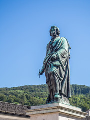 Obraz premium Mozart Denkmal in Salzburg