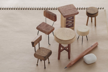 DIYミニチュア家具　イメージ