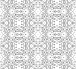 vector black and white  seamless pattern