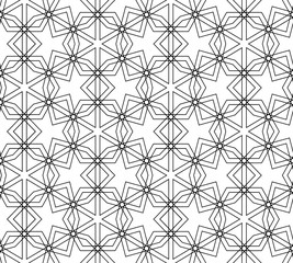 vector black and white  seamless pattern - 230590160