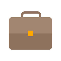 Portfolio  flat icon on isolated white transparent background.	