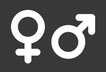 Women and Men Symbol. Male Sign. Vector Icon.