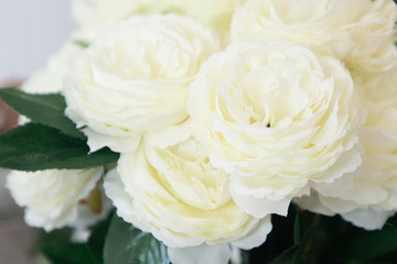 white rose bouquet for valentine day