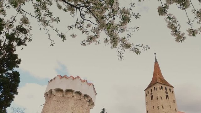 Medieval fortress in Aiud city, Romania, Europe