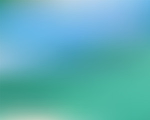 Fototapeta premium Abstract green blue blur backdrop