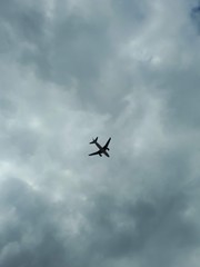 Fototapeta na wymiar Plane in the sky