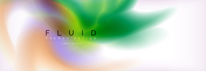 Background abstract holographic fluid colors wave design