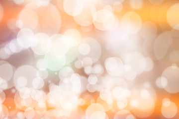 Abstract bokeh festive background with defocused lights