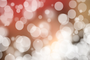 Abstract bokeh festive background with defocused lights