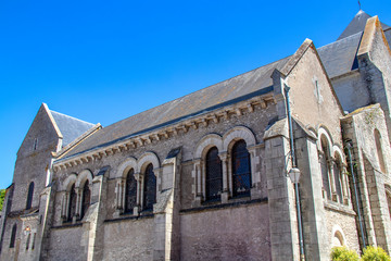 Beaugency. Abbatiale Notre-Dame. Loiret. Centre-Val de Loire