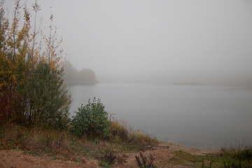 Nebel auf dem Oldenstätter See