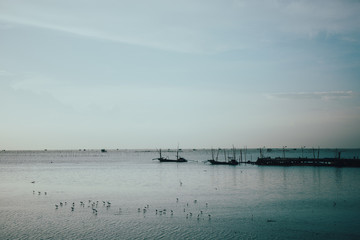 Sea Silhouette Evening