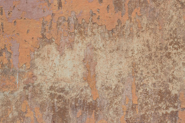 Vintage or grungy white background of natural cement or stone old texture as a retro pattern wall. It is a concept, conceptual or metaphor wall banner, grunge, material  orange paint