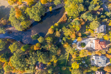 Park Szczytnicki aerial view