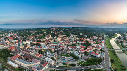 Fototapeta premium Panorama of Przemyśl aerial view
