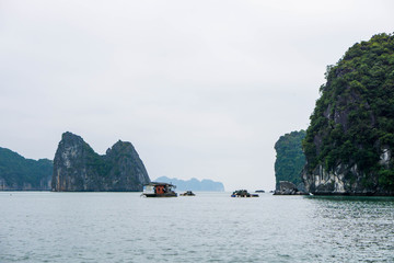 Famous Halong bay in Vietnam, UNESCO